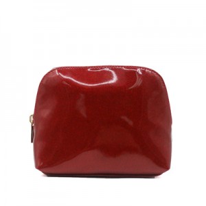 Shiny PU Bag for Cosmetic with zipper