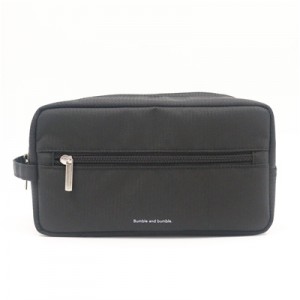 Black Nylon Bag with zipper