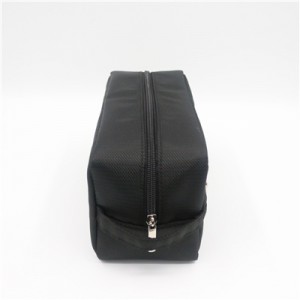 Black Nylon Bag with zipper
