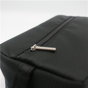 Black Nylon Bag with zipper