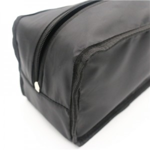 Black Nylon Bag with zipper