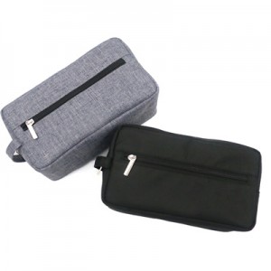 Black Nylon Bag with zipper