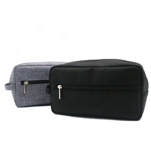 Black Nylon Bag with zipper