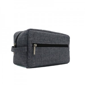 Grey Nylon Bag with zipper