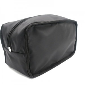 Grey Nylon Bag with zipper