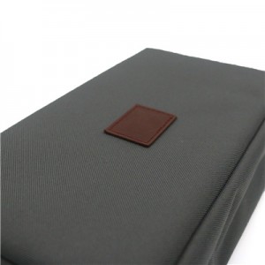 Dark Grey Nylon Bag with zipper