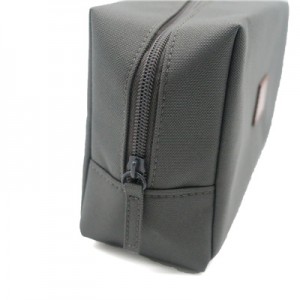 Dark Grey Nylon Bag with zipper