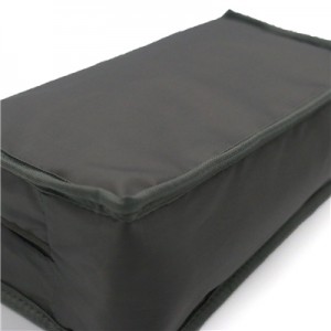 Dark Grey Nylon Bag with zipper
