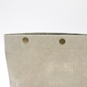 Custom Make up Bag Eco-friendly Clear Kraft paper Travel and Daily Cosmetic Bag