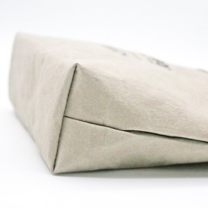 Custom Make up Bag Eco-friendly Clear Kraft paper Travel and Daily Cosmetic Bag