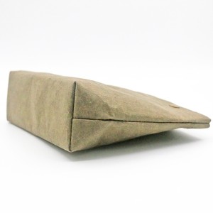 Custom Make up Bag Eco-friendly Clear Kraft Paper Travel and Daily Cosmetic Bag