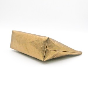 Custom Make up Bag Eco-friendly Clear Kraft Paper Travel and Daily Cosmetic Bag