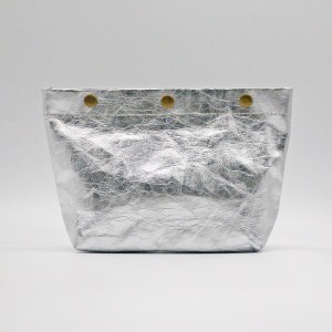 Custom Make up Bag Eco-friendly Clear Kraft Paper Travel and Daily Cosmetic Bag