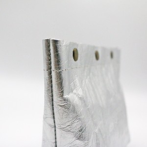 Custom Make up Bag Eco-friendly Clear Kraft Paper Travel and Daily Cosmetic Bag