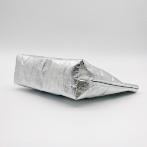 Custom Make up Bag Eco-friendly Clear Kraft Paper Travel and Daily Cosmetic Bag