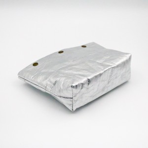 Custom Make up Bag Eco-friendly Clear Kraft Paper Travel and Daily Cosmetic Bag
