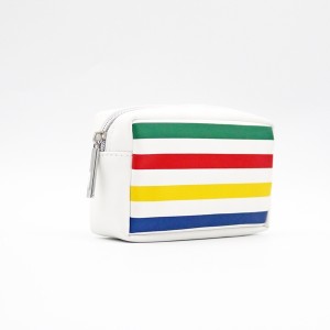 Travel Makeup Bag Small PU Vegan Leather Cosmetic Pouch Waterproof Toiletry Bag