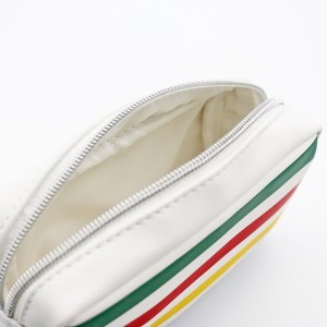 Travel Makeup Bag Small PU Vegan Leather Cosmetic Pouch Waterproof Toiletry Bag