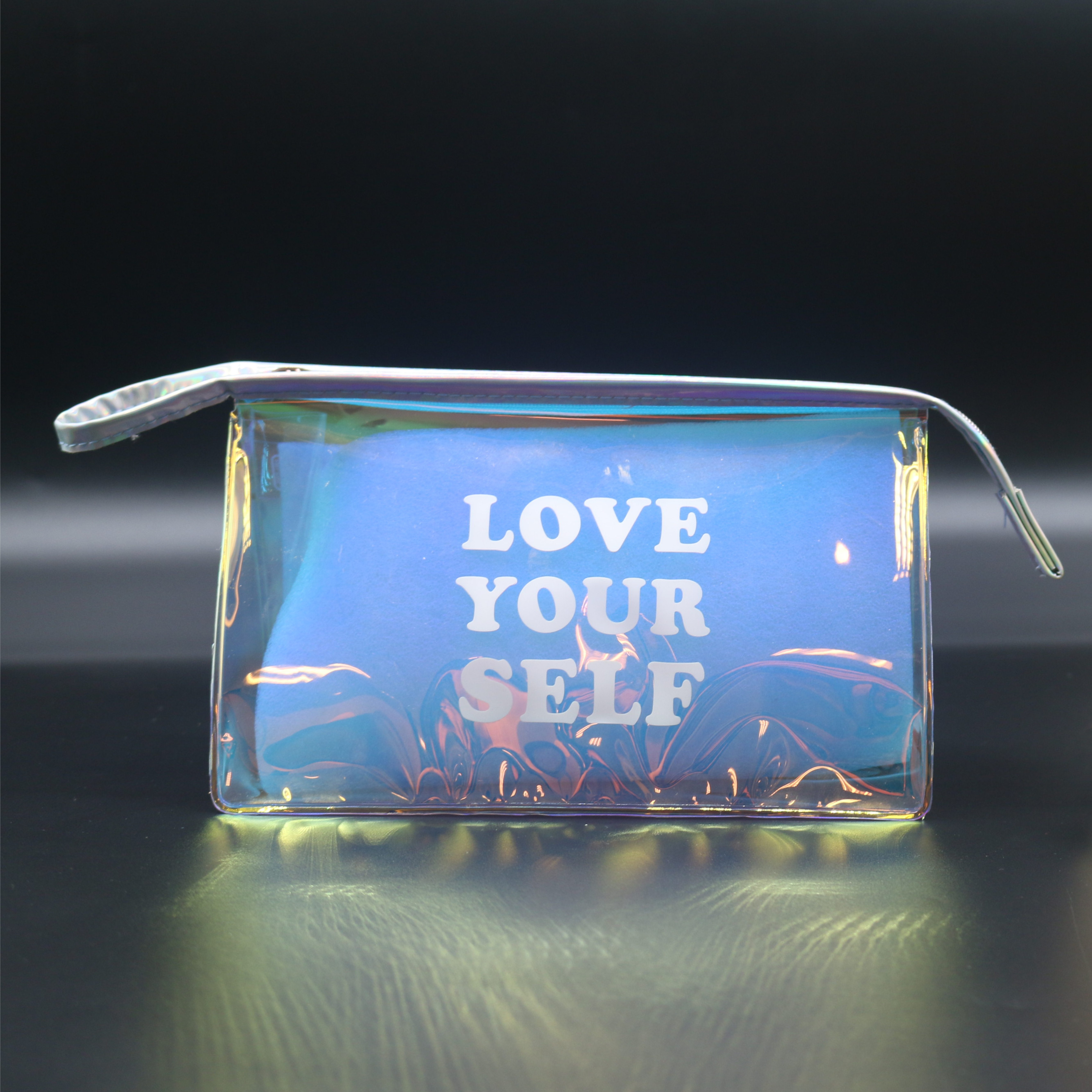 Waterproof Holographic PVC Toiletry Pouch