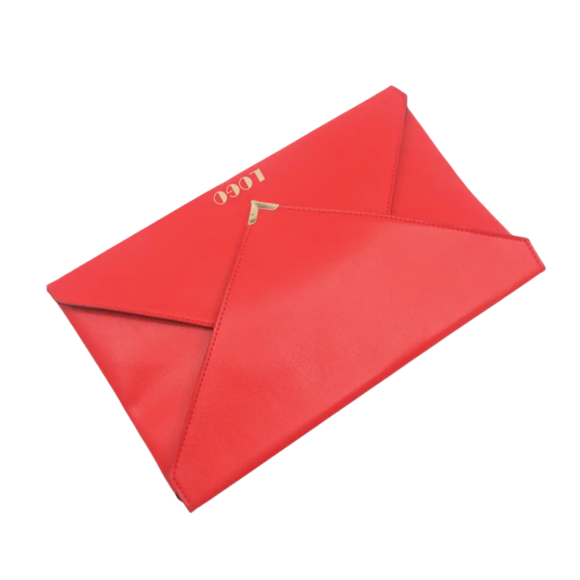 Chic Lady Clutch Purse Water-based PU Quality Vegan Leather Clutch Bag Envelope Shape Women Classic Evening Handbag