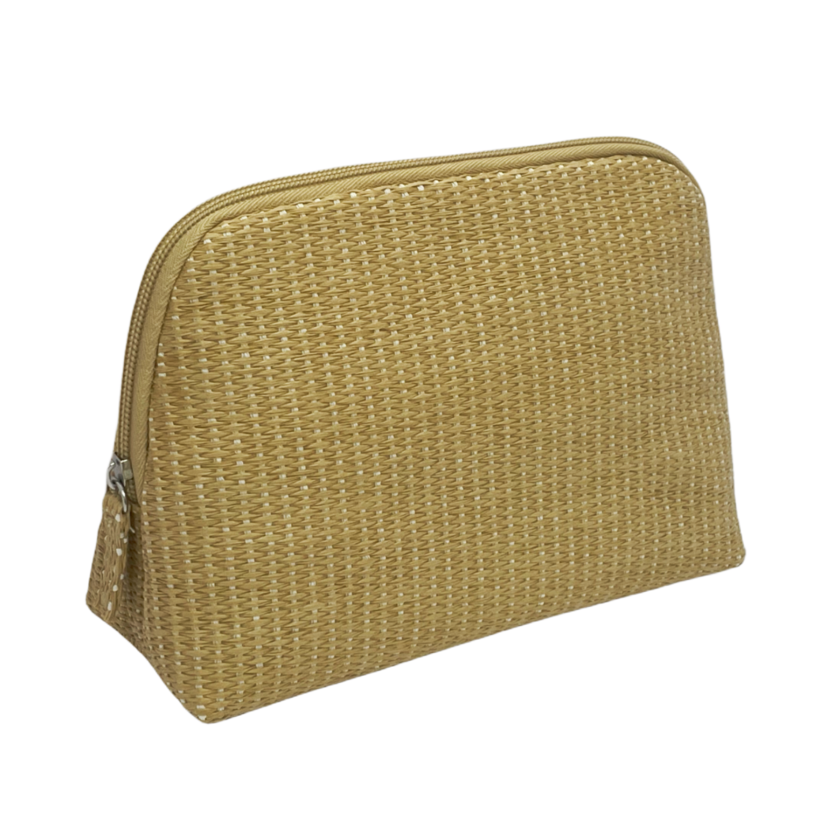 Wholesale Cheap Eco-friendly Brown Paper Straw Cosmetic Pouch Makeup Bag