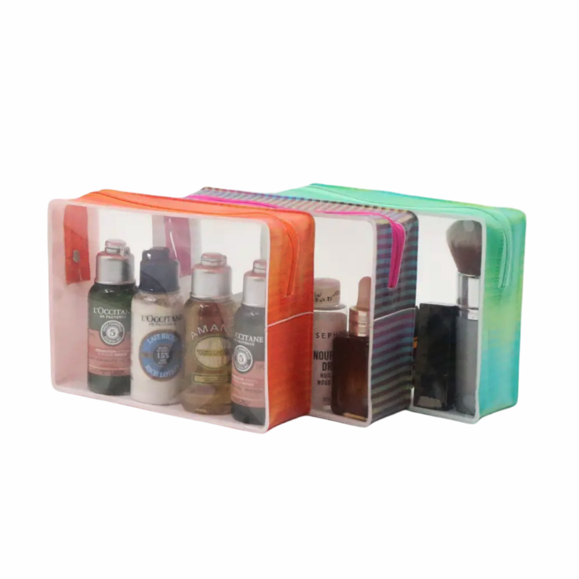 Custom Waterproof Clear Toiletry Pouch EVA Cosmetic Bag