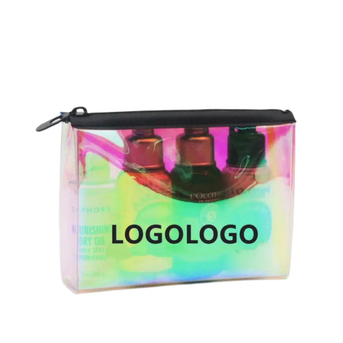 Fashion Holographic TPU Toiletry Pouch Waterproof Makeup Bag