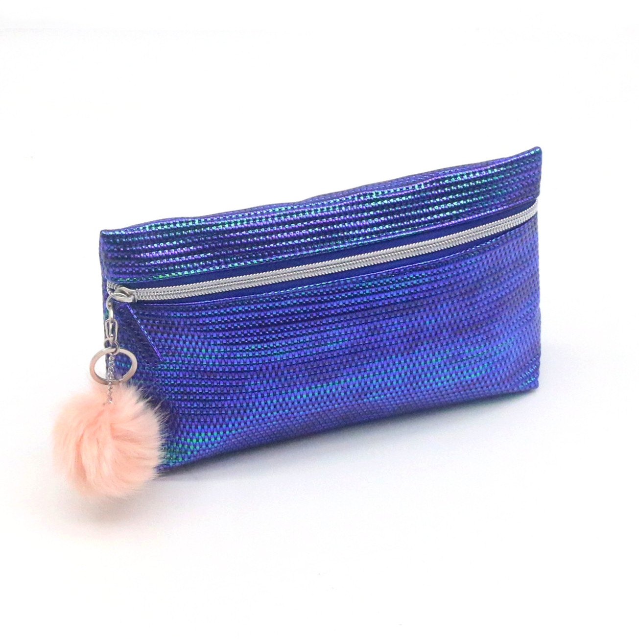 Eye-catching Holographic PU Ladies Clutch Bag Luxury Snakeskin Holographic Designer PU Leather Waterproof Women Clutch Purse