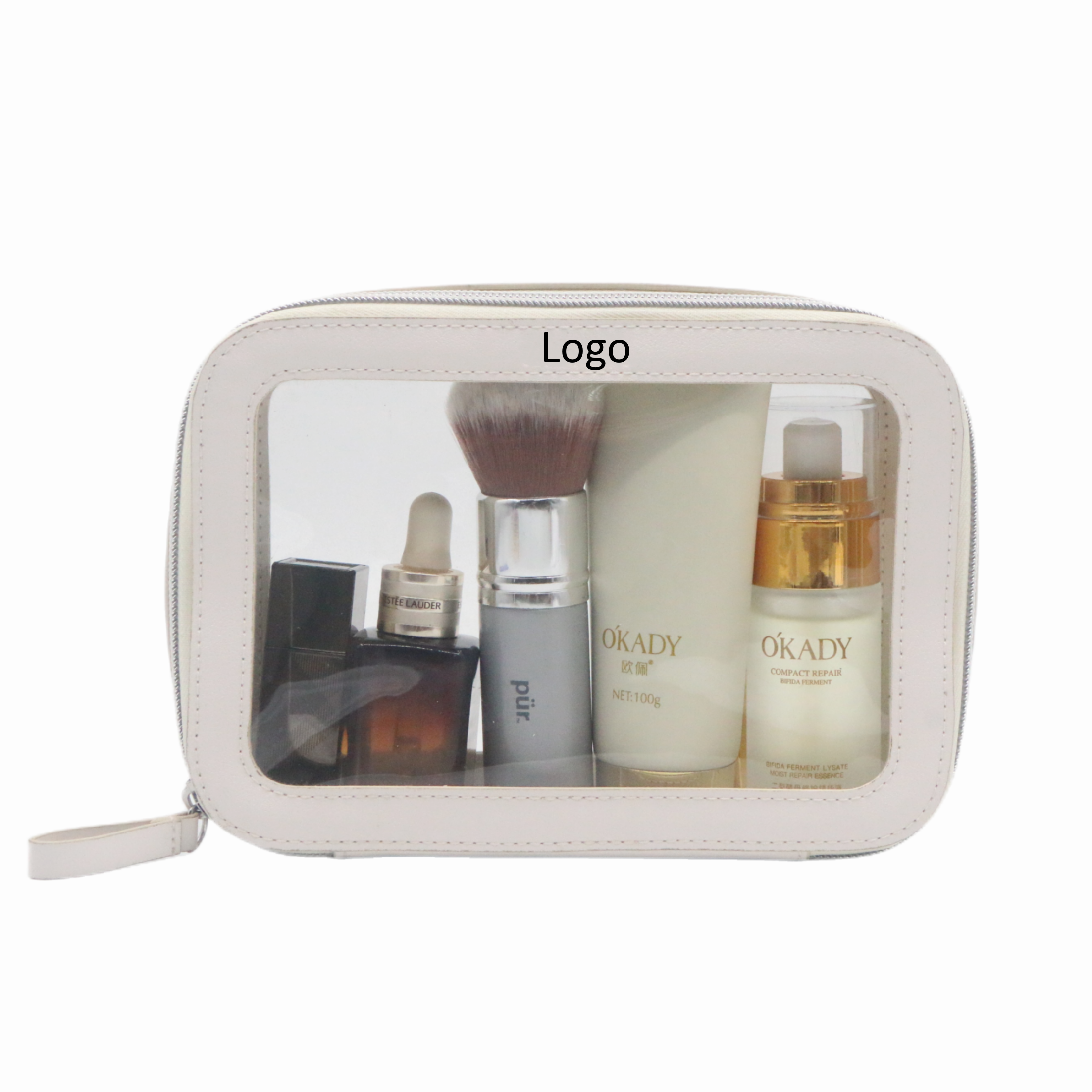 Waterproof Clear PVC Cosmetic Packaging Bag Transparent Makeup Bag