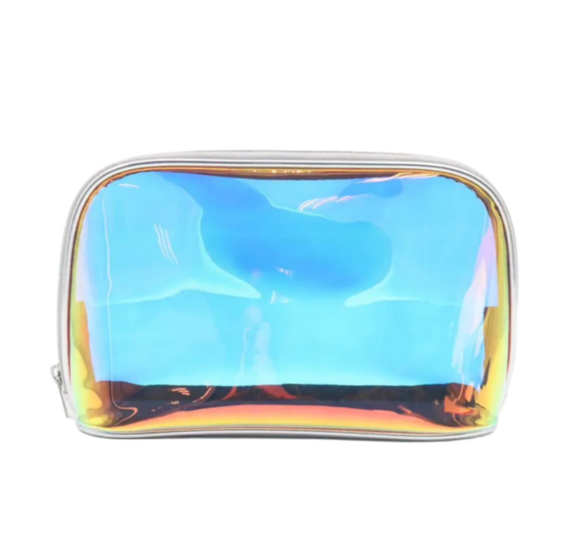 Laser Transparent TPU Beauty Bag Holographic Waterproof Cosmetic Bag Makeup Pouch