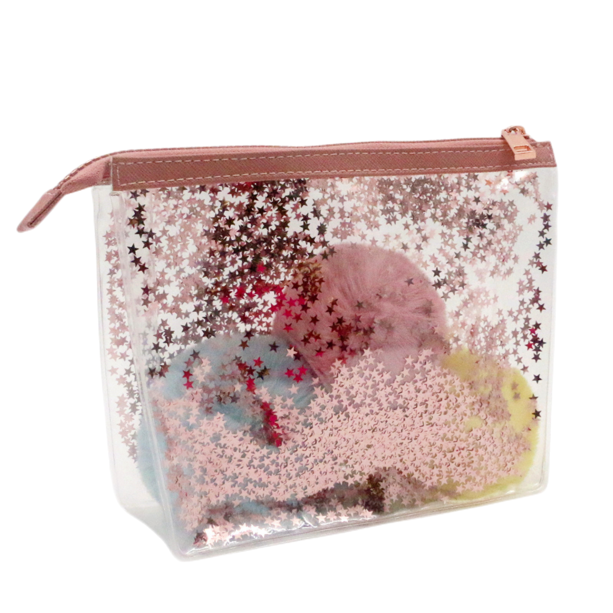 Waterproof EVA Clear Glitter Cosmetic Bag
