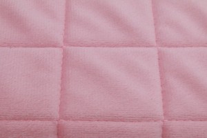 Custom Logo Cute Velvet Cosmetic Bag Eco-friendly Quilted Velvet Makeup Pouch