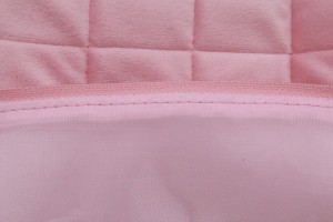 Custom Logo Cute Velvet Cosmetic Bag Eco-friendly Quilted Velvet Makeup Pouch