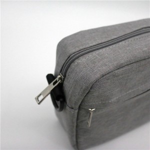 Recycled Cotton Bag for cosmetics shopping functional Blue Fish Pattern