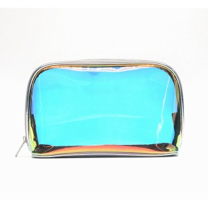 TPU Cosmetic Bags Eco-friendly Degradable Iridescent