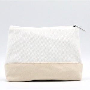 Natural Fabric reusable cosmetic makeup bag packaging for Unisex for Travel