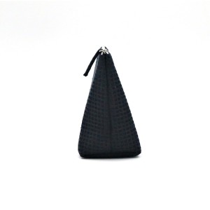 Waffle pattern RPET Bag Durable Makeup Natural Eco-friendly Cosmetic T-shape Bag