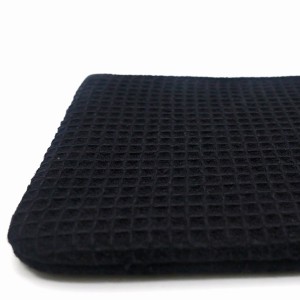Waffle pattern RPET Bag Durable Makeup Bag Natural Eco-friendly Cosmetic flat Bag