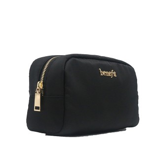nylon black portable cosmetic travel business packing bag for Unisex