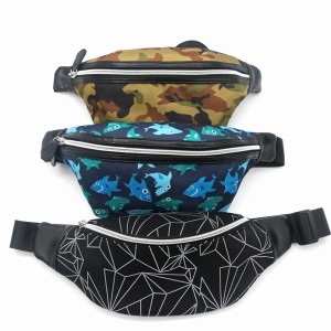 Camouflage RPET Bag 100% Recycled Material Pocket Sport Style Running Bag Portable Cool Fashion messenger bag for unisex