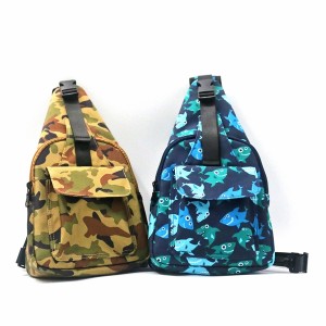 Camouflage RPET 100% Recycled Material Chest Bag Sport Style Running Bag Portable Cool Fashion messenger bag for unisex