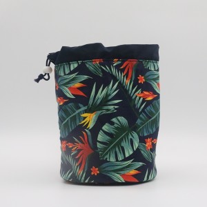 Recycled Cotton Bag Custom Makeup Travel Toiletry Cotton Canvas Eco-friendly Natural Cosmetic Bags