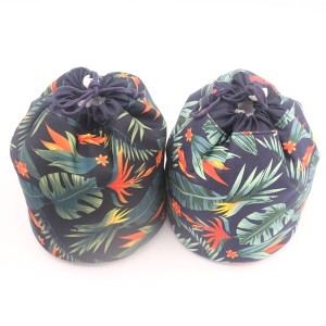 Recycled Cotton Bag Custom Makeup Travel Toiletry Cotton Canvas Eco-friendly Natural Cosmetic Bags