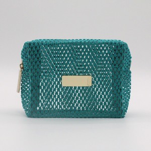 Eco-friendly mesh pvc cosmetic bags