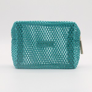 Eco-friendly mesh pvc cosmetic bags