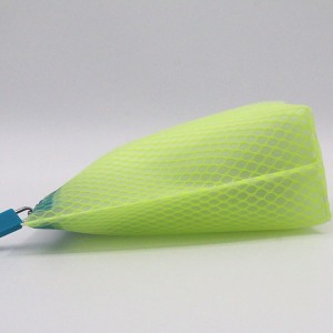 Accepted Custom recycled mesh EVA cosmetic make up bag with zipper