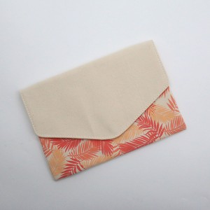 National Cotton Canvas Bag Travel Makeup Cosmetic Bag with Hasp Wholesale Customized Printed