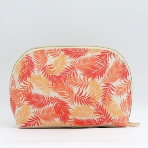 Cotton Canvas Bag Travel Makeup Cosmetic Bag with zipper Wholesale Customized Printed