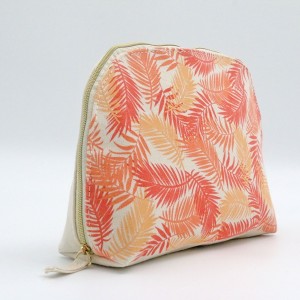 Cotton Canvas Bag Travel Makeup Cosmetic Bag with zipper Wholesale Customized Printed