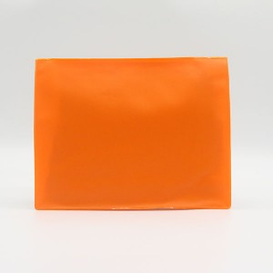 Eco-friendly recycled Transparent Clear  EVA Plastic Zipper Cosmetic Bag Zip Makeup Pouch